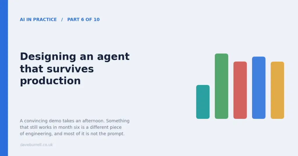 Designing an agent that survives production